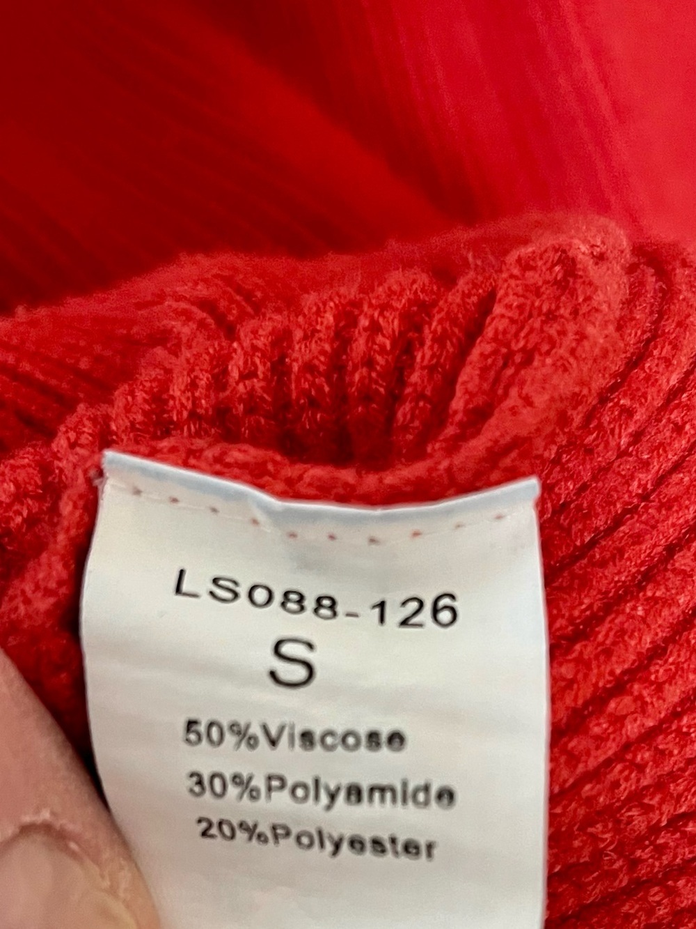 LILLUSORY Bright coral V-Neck Button-Up Cardigan women’s size S - Picture 4 of 4